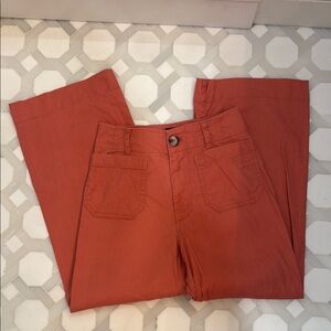 The Colette Linen Blend Crop Wide Leg Pants by Maeve Coral